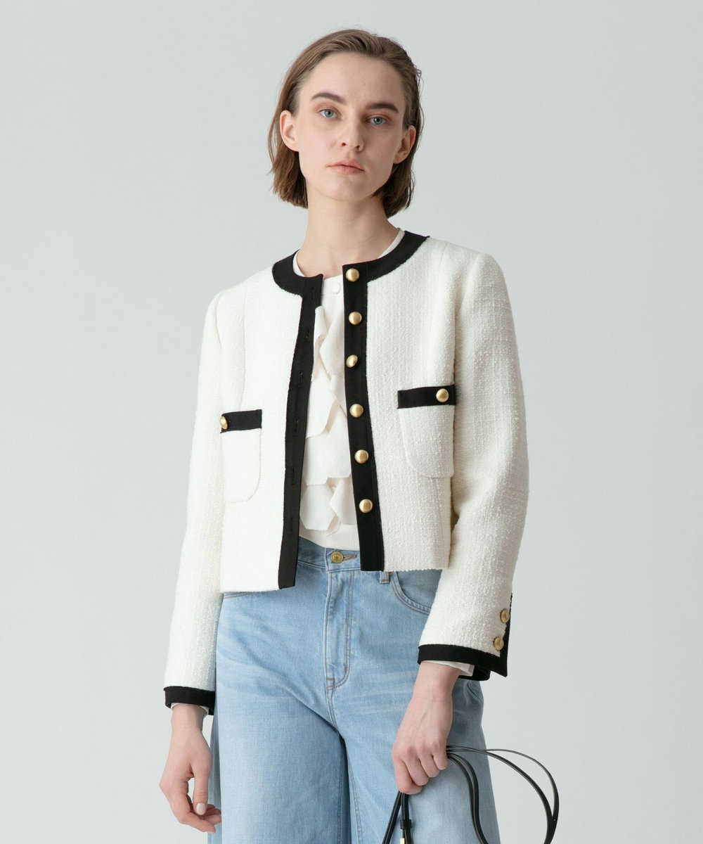 スクエアツイードクルージャケット|allureville OFFICIAL SITE