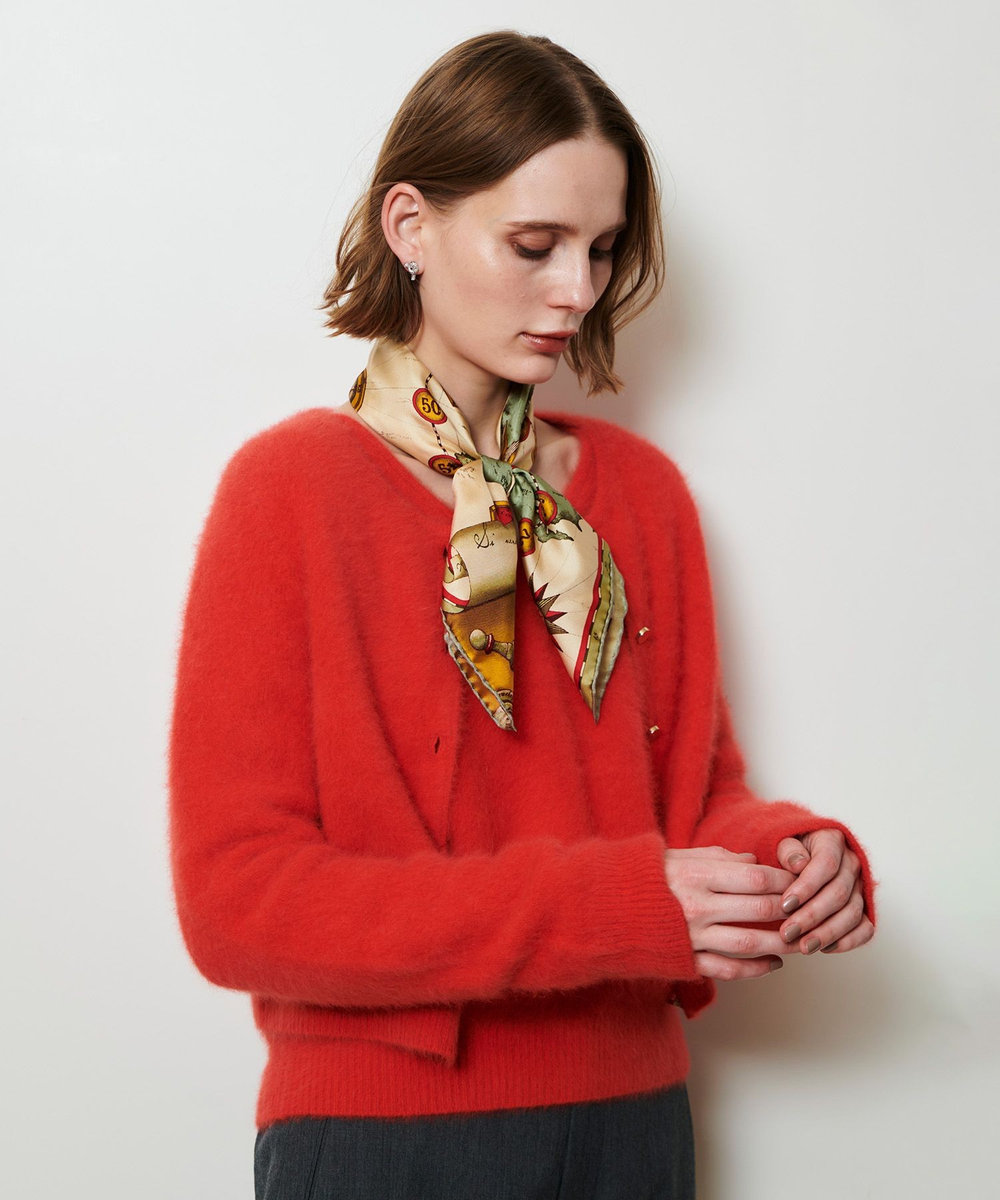 カシミヤブレンドファー加工カーディガン|allureville OFFICIAL SITE