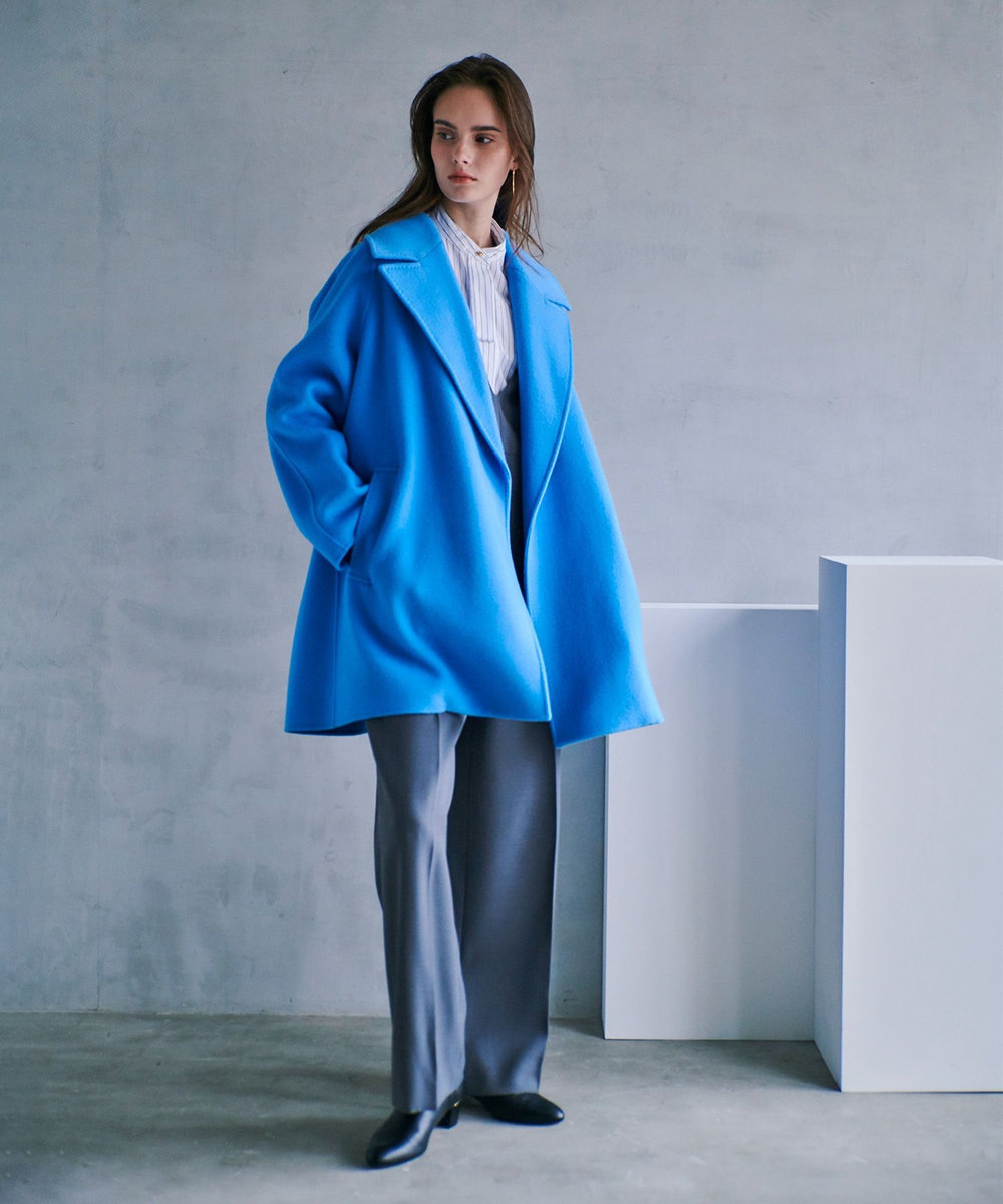 リバービッグカラーミドル丈コート|allureville OFFICIAL SITE