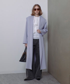 カシミヤ混リバービックショールコート|allureville OFFICIAL SITE