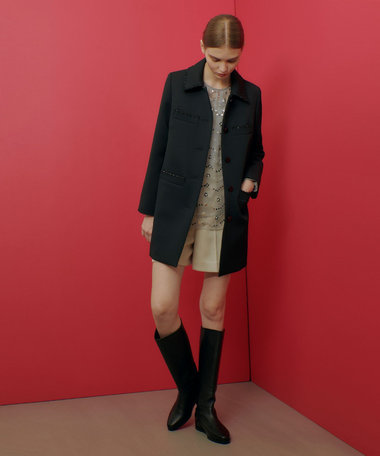 LOULOU WILLOUGHBY】トリプルクロスステンカラーコート|allureville