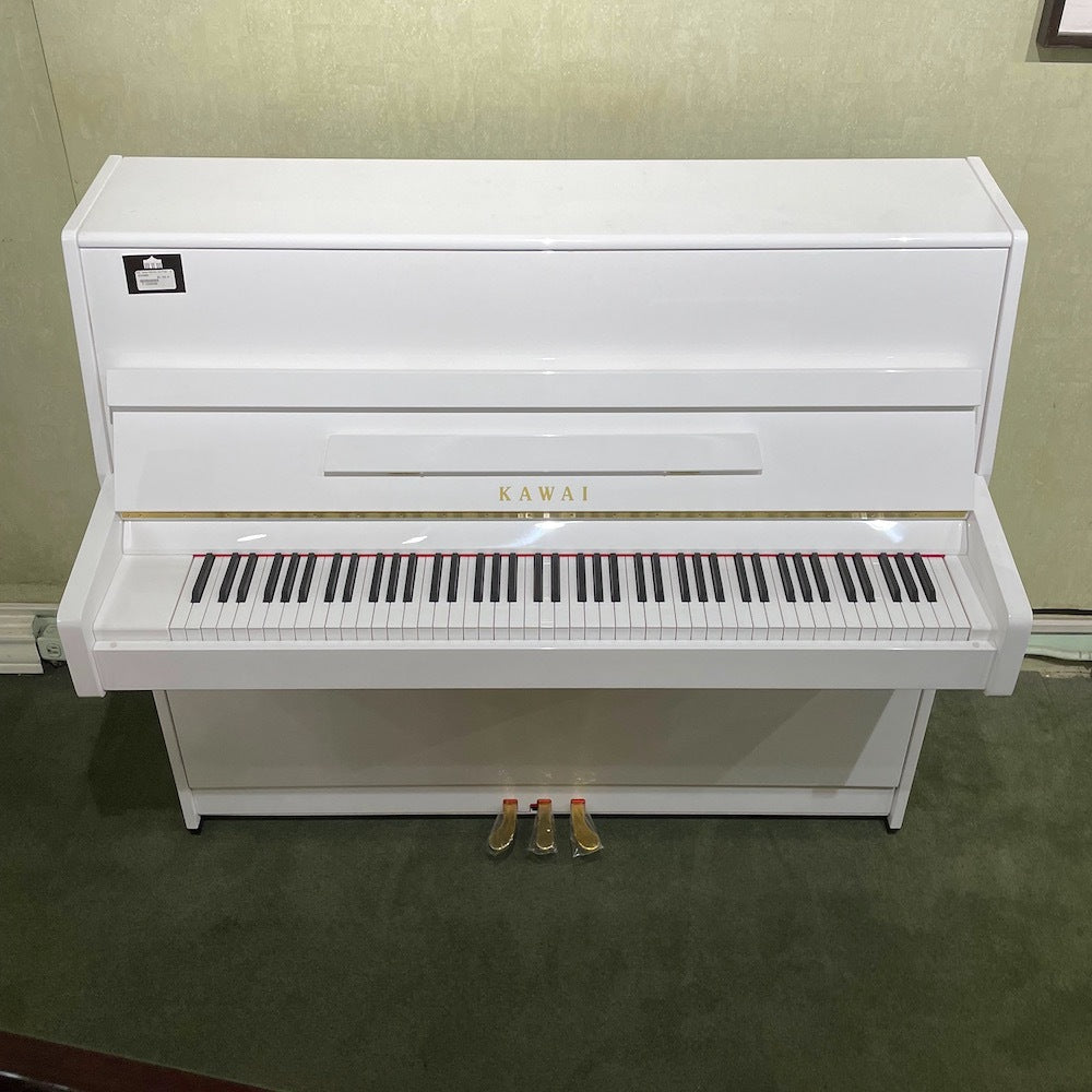 Kawai K-15 Continental Upright Piano | Polished White | 43.3