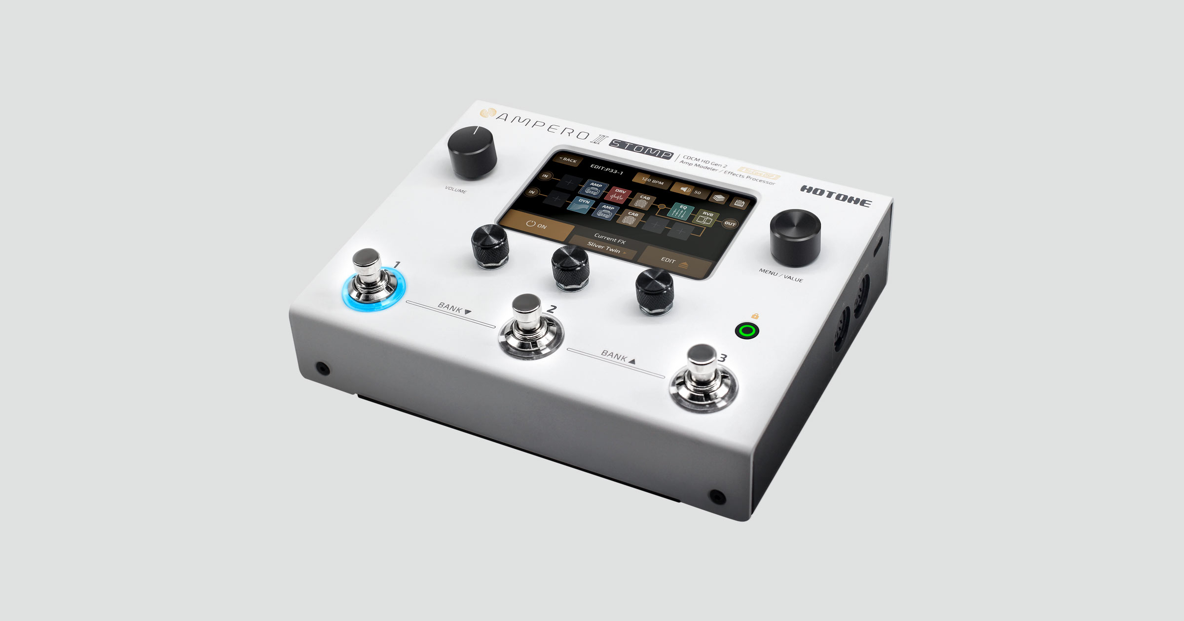 HOTONE | AMPERO Ⅱ STOMP | マルチ・エフェクター | 製品情報