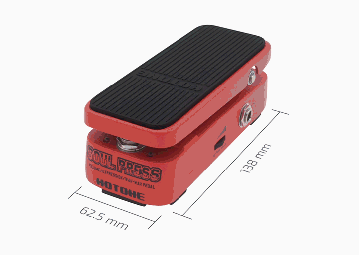 HOTONE | SOUL PRESSⅡ | ワウ＆ボリュームペダル | 製品情報