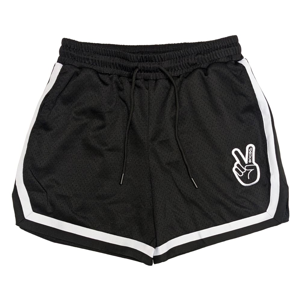 Lサイズのみ］deuce Vibe 2.0 ショーツ ブラック/ホワイト│バスケ用品