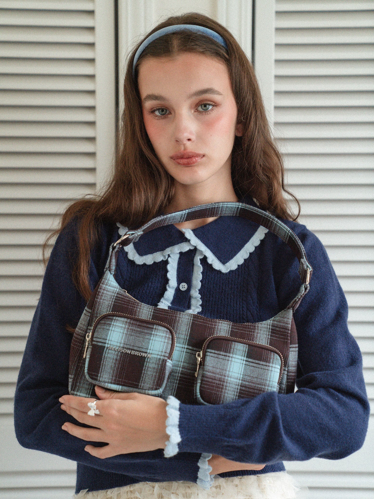 Everyday Check Shoulder Bag – ALLISON BROWN