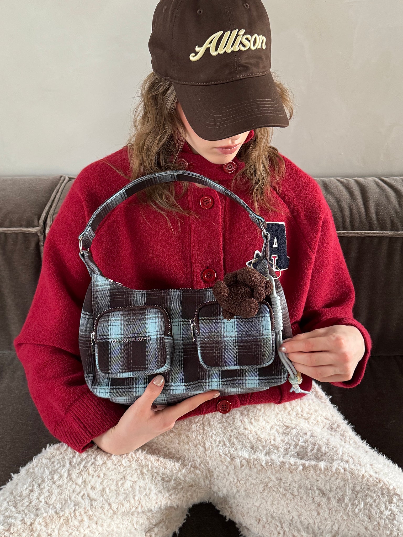 Everyday Check Shoulder Bag – ALLISON BROWN