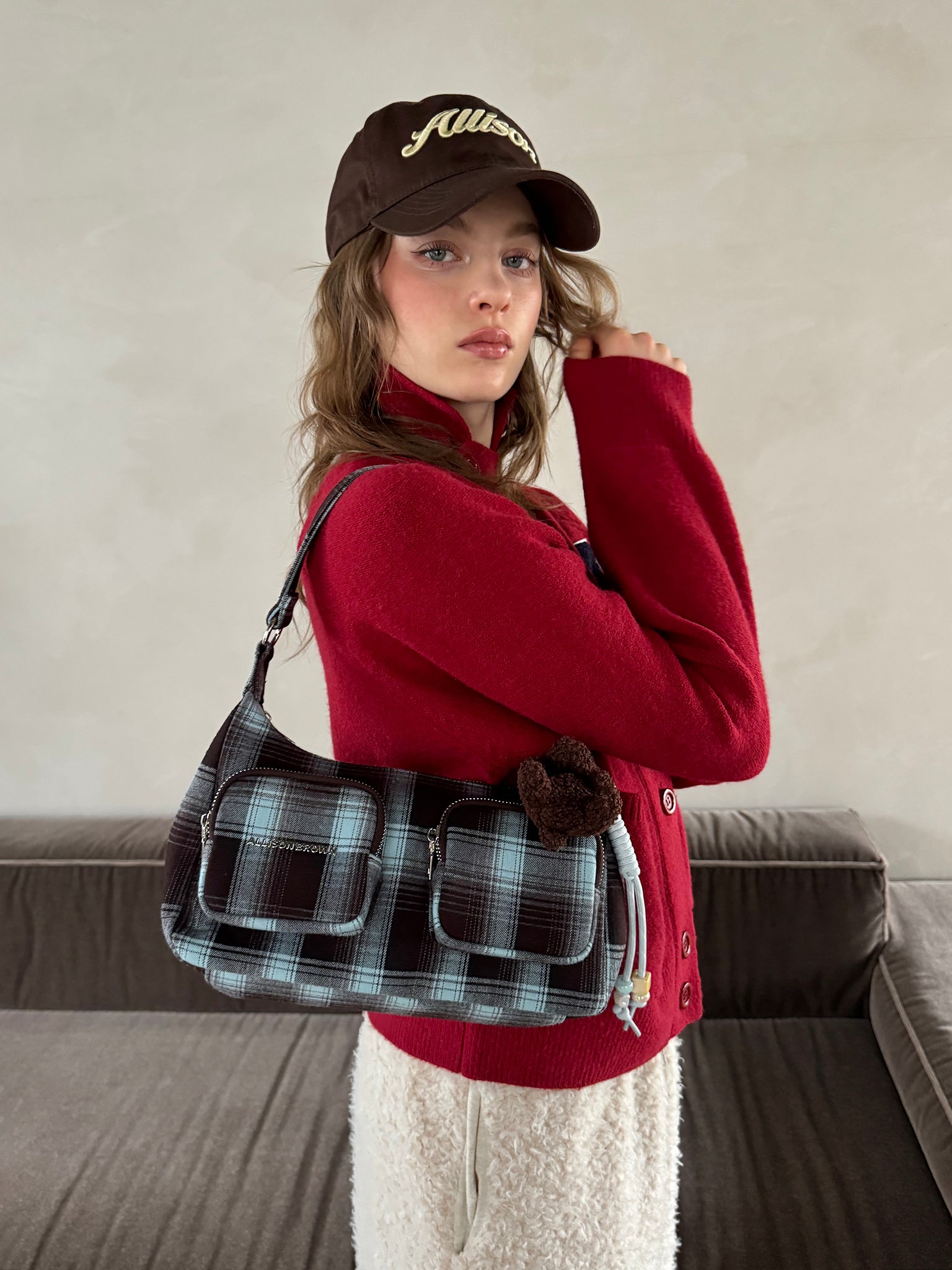 Everyday Check Shoulder Bag – ALLISON BROWN