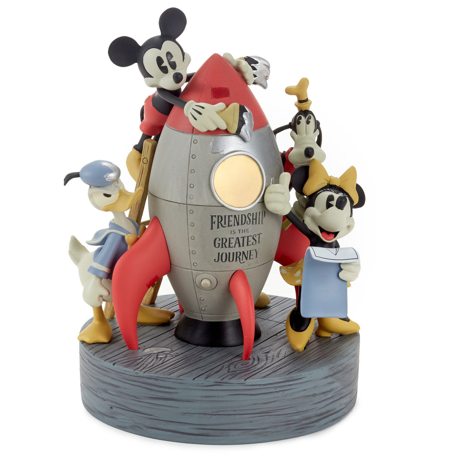 Disney Mickey Mouse and Friends Rocket Figurine With Light - All