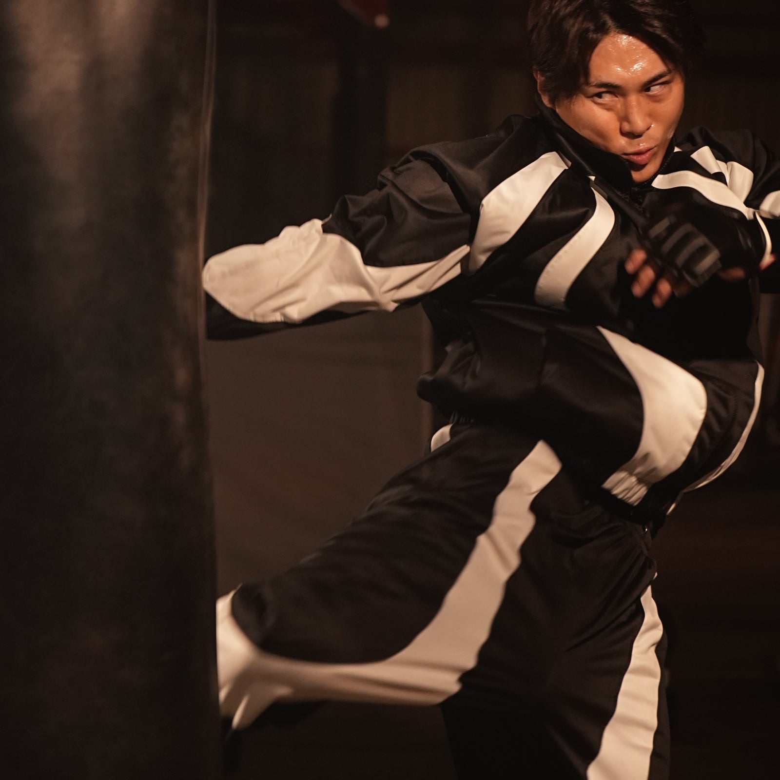 SAUNA SUIT ORCA BLACK 【SET-UP】