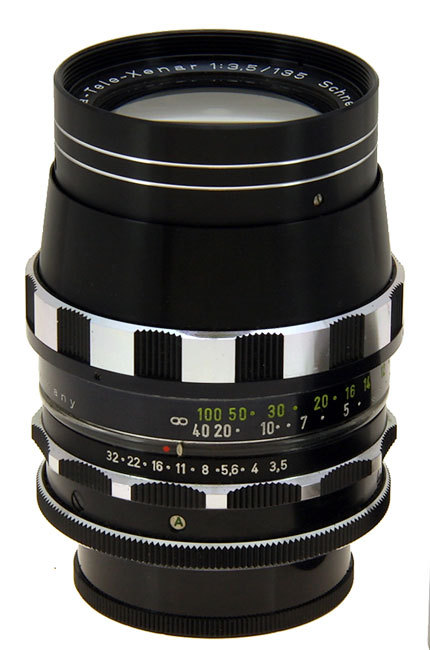 The Schneider-Kreuznach Edixa-Tele-Xenar 135 mm f/ 3.5 Lens. Specs