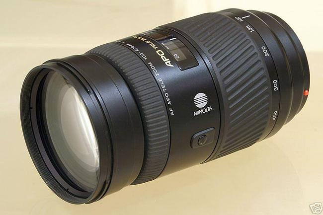 The Minolta AF 100-400 mm f/ 4.5-6.7 APO Lens. Specs. MTF Charts