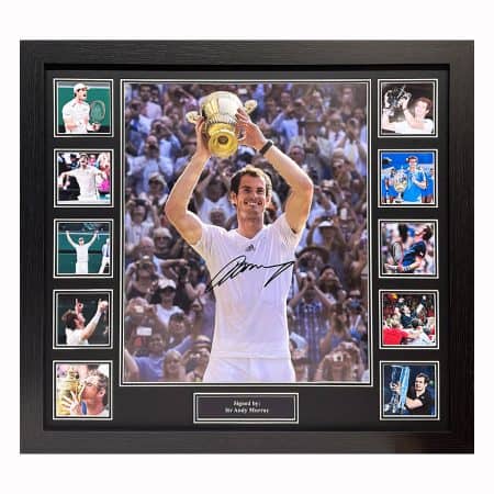 セール中…アンディ・マレー直筆サイン入り超大型写真…イギリス・プロ