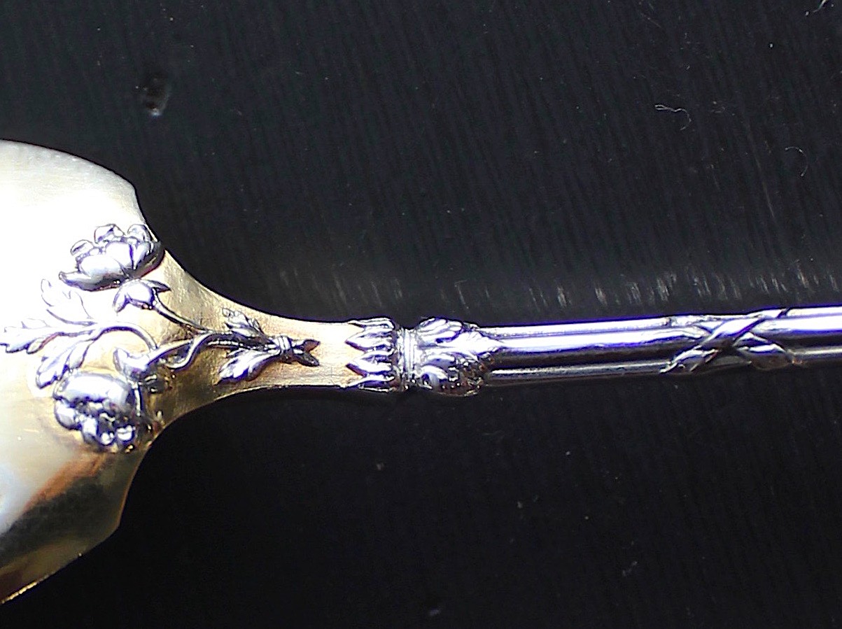 Sold：アイスクリームスプーン6本、Henin & Cie | アリスアンティーク