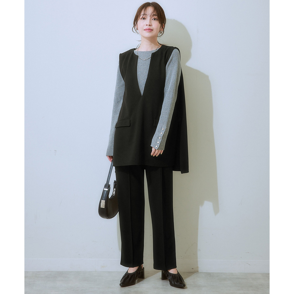 ベストセットアップ（ポケット付ベスト+パンツ） 大きいサイズ