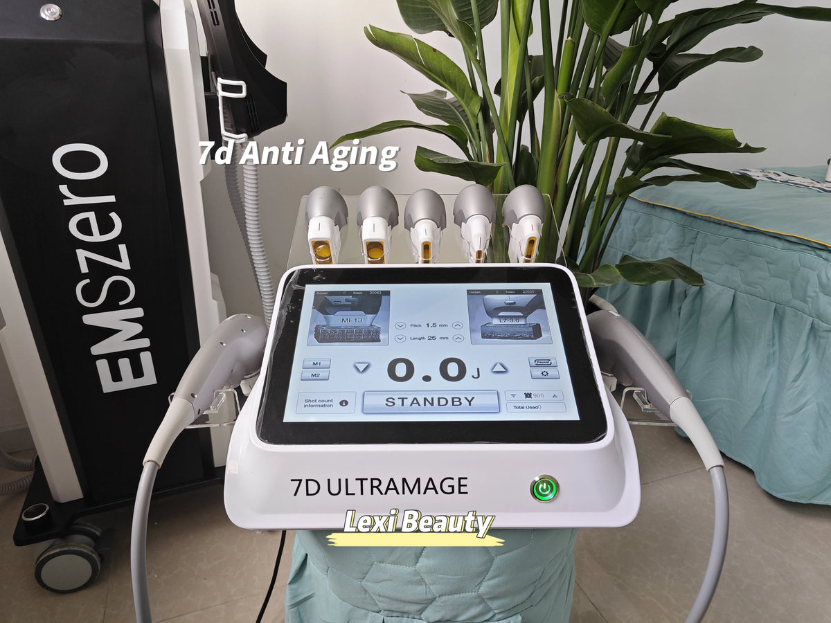 7D ULTRAMAGE HIFU Face Lifting Anti-wrinkle Fat Removal Machine