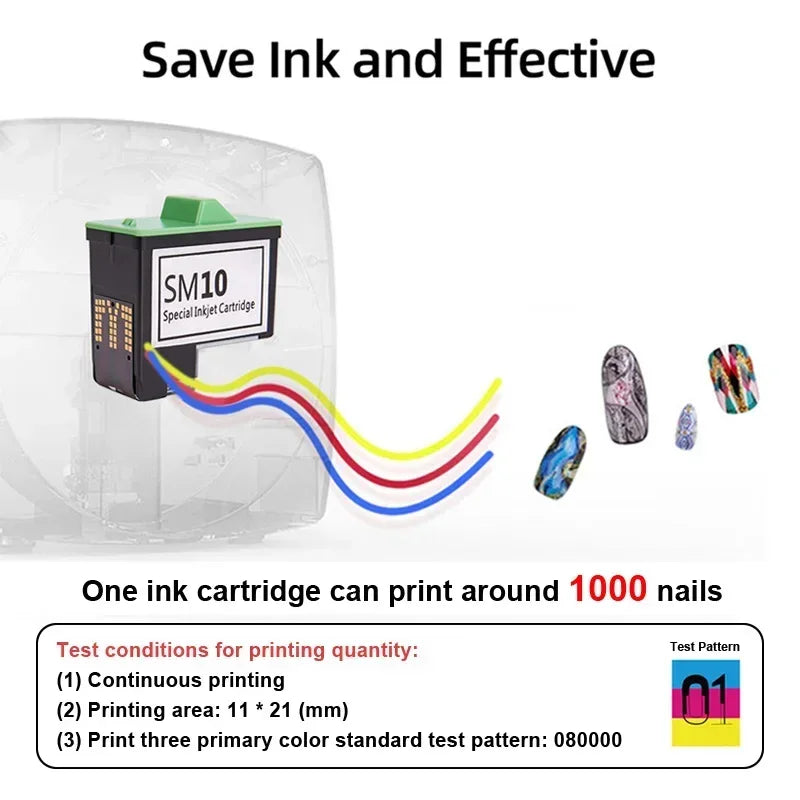 O2nails V11 プロフェッショナルモバイルネイルプリンター Wi-Fi制御