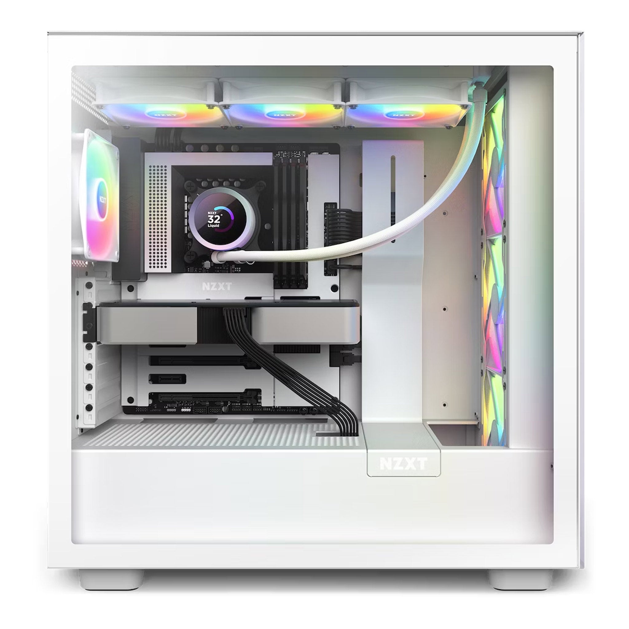 NZXT RL-KR360-W1 Kraken 360 RGB 360mm AIO Liquid Cooler with 1.54