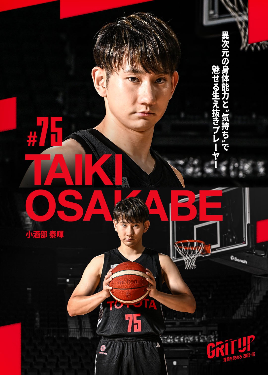 小酒部 泰暉 選手紹介 | アルバルク東京