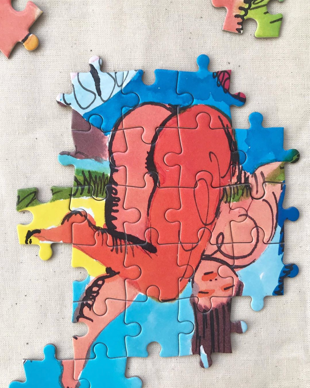 Peach Tree- 500 Piece Jigsaw Puzzle – ALPHACHANNELING