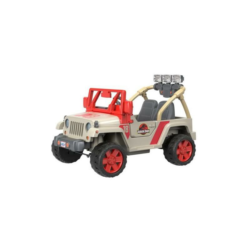 乗用玩具 2人乗り ジュラシックパーク ジープ ラングラー 電動 自動車