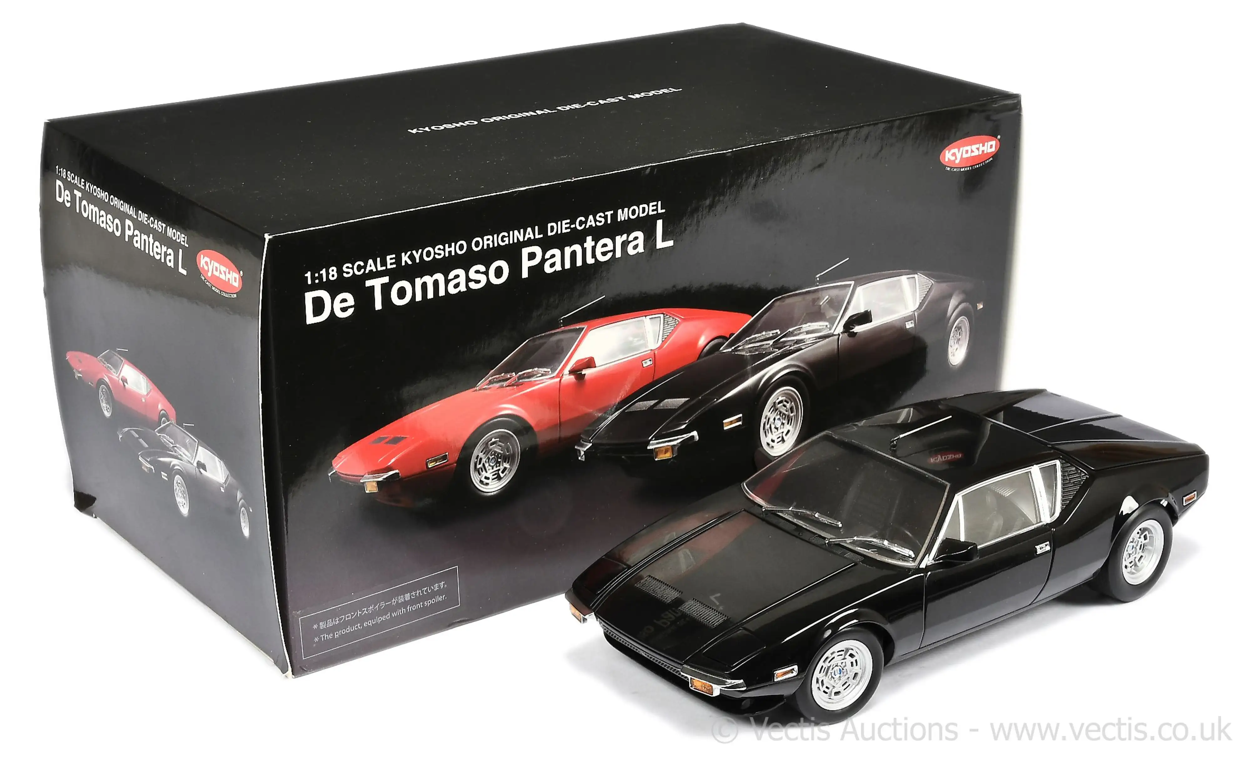 Vectis Auctions | Kyosho 1/18 scale 08851BK De Tomaso Pantera L