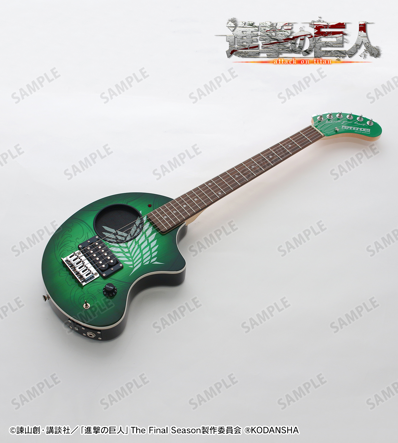 進撃の巨人】 FERNANDESコラボ ZO-3ギター - AMNIBUS