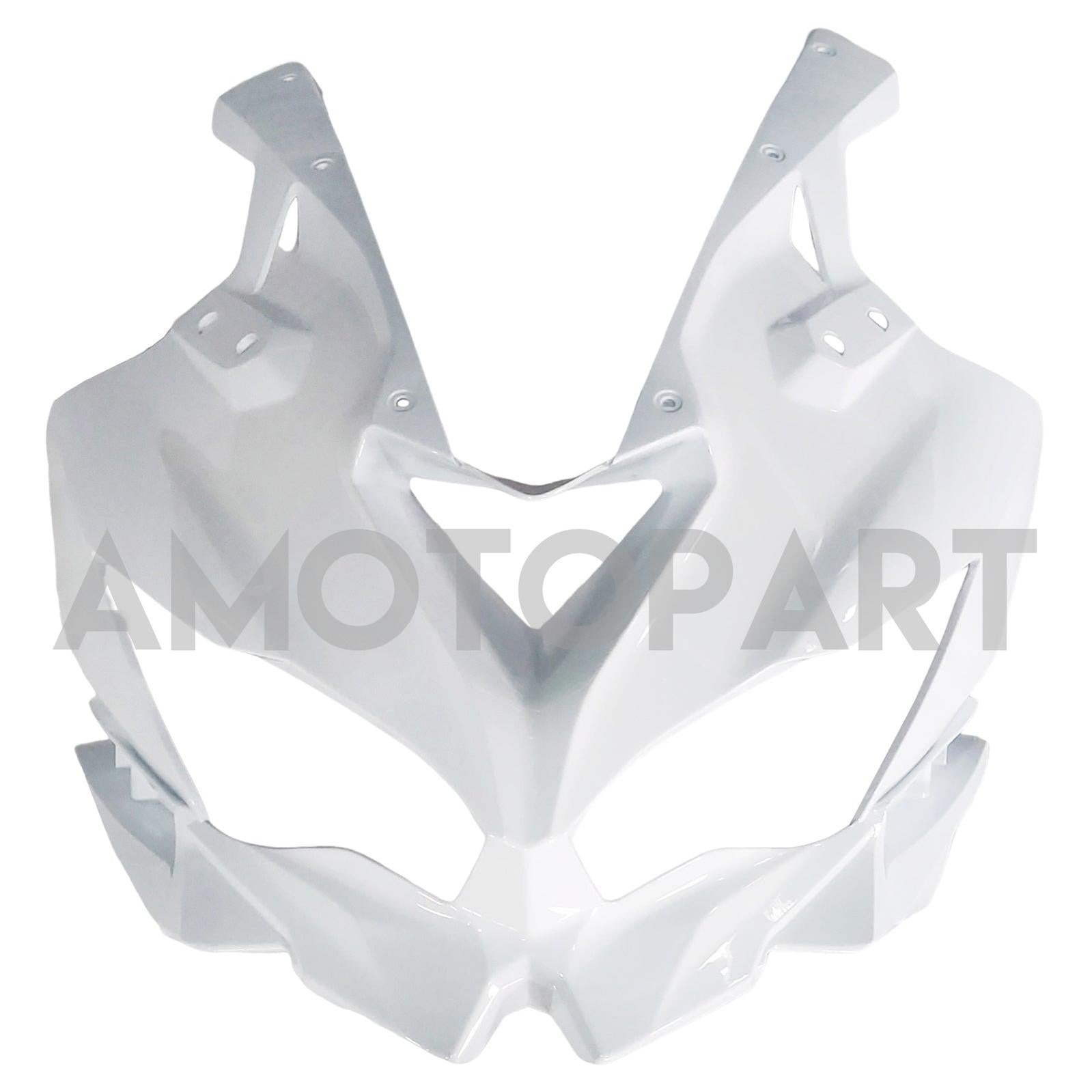 Amotopart 2019-2025 Kawasaki Ninja ZX25R ZX4R ZX4RR Pearl White Fairin