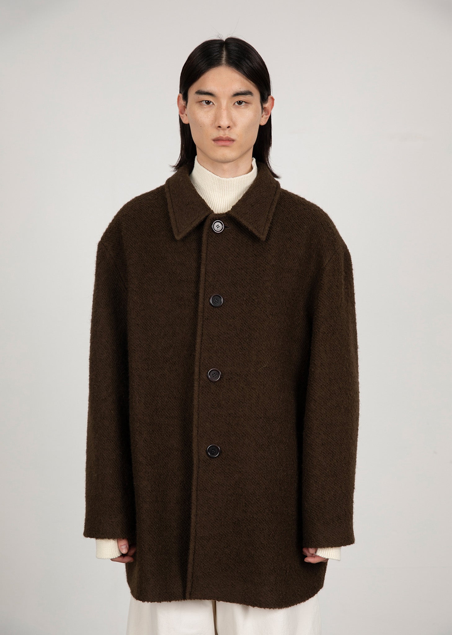 ENOF wool rever half coat 【公式通販】