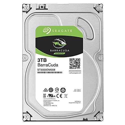 Seagate Barracuda 3TB Surveillance Hard Drive - SATA 6Gb/s 64MB