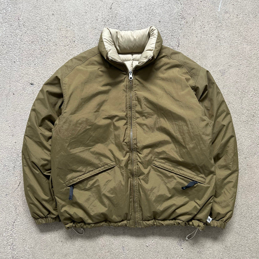 1990s Nike ACG Reversible Puffer Jacket Olive Green – Ametora