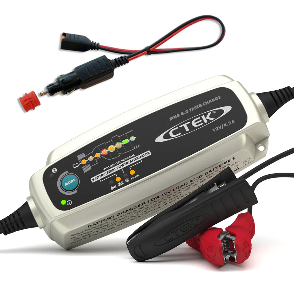 CTEK MUS 4.3 テスト & チャージ バッテリーチャージャー – アメリカン