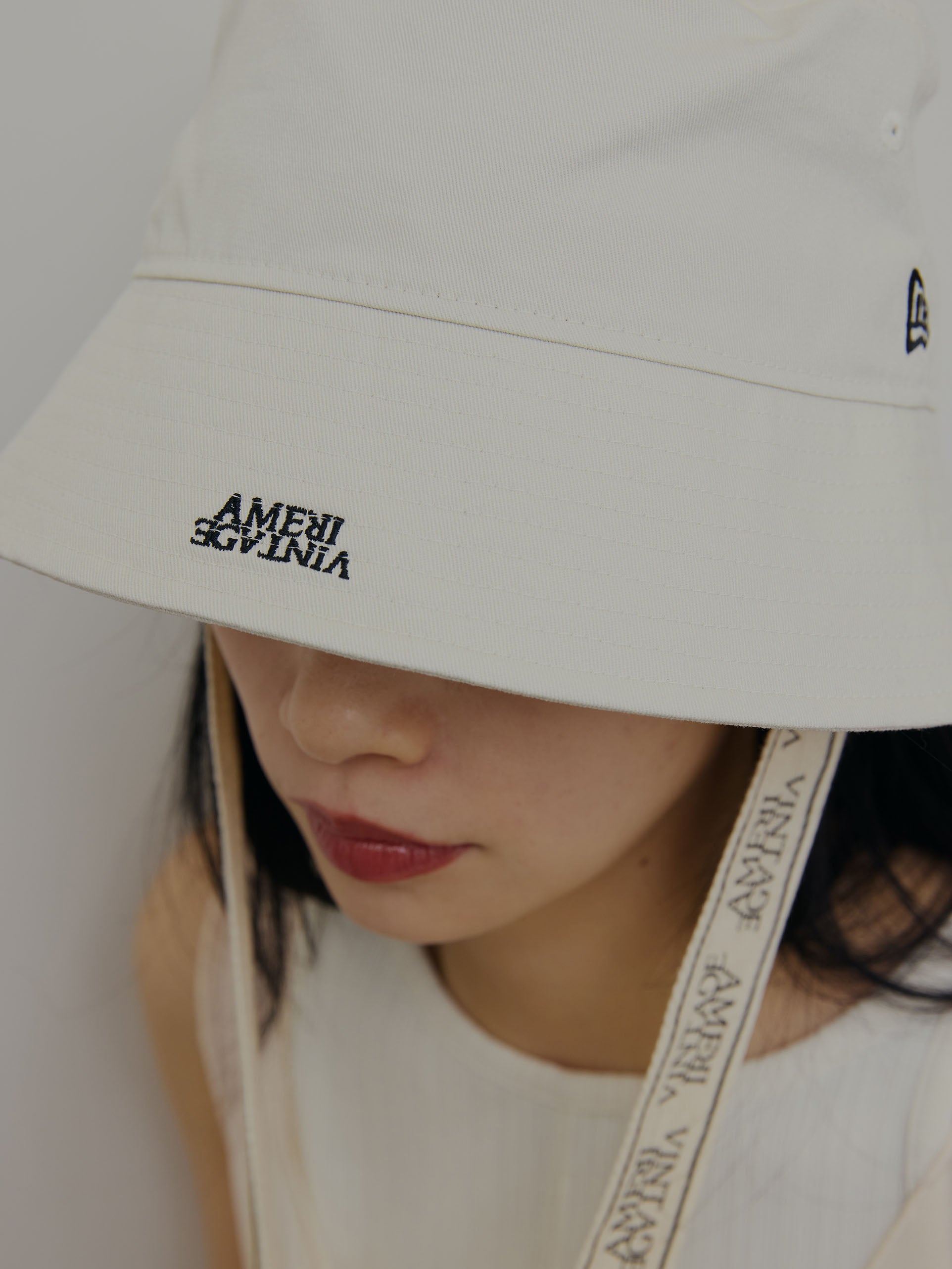 NEW ERA×Ameri LOGO TAPE BUCKET HAT