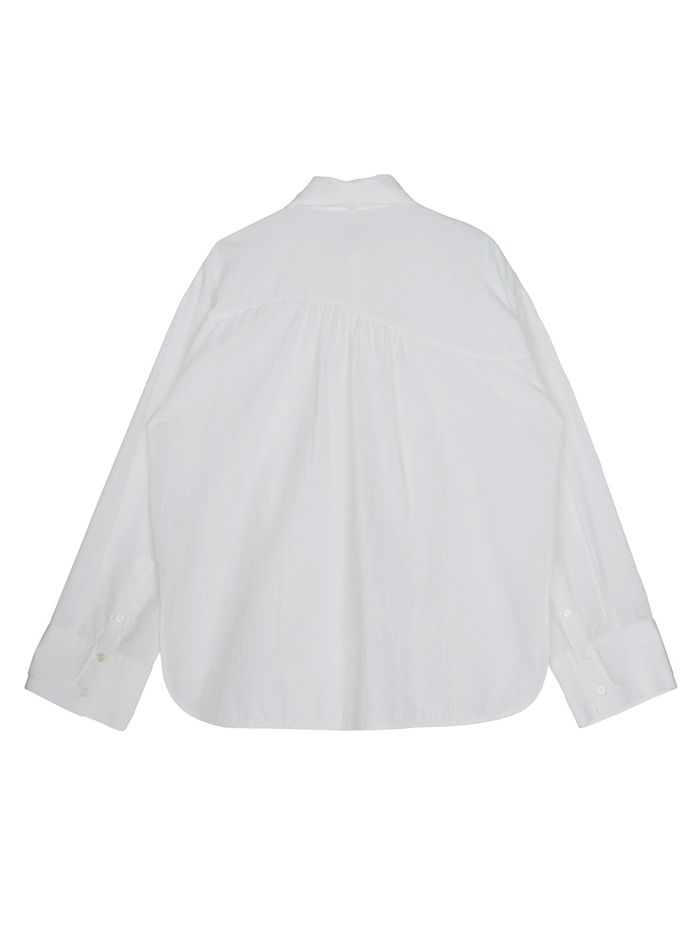 UND UNEVENNESS TIE BLOUSE
