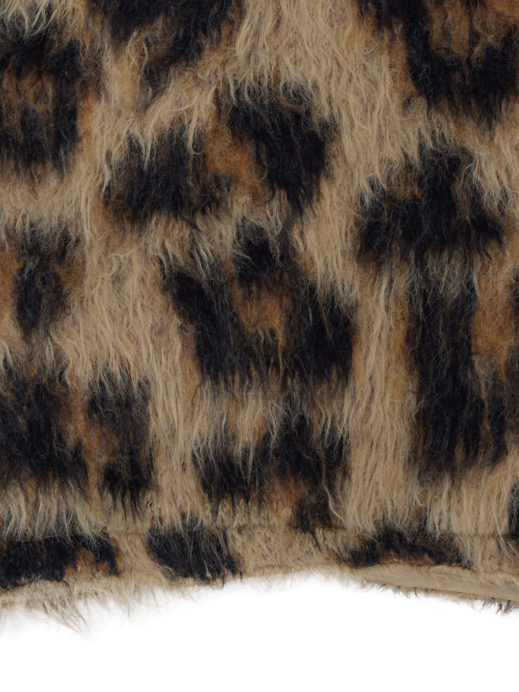 ANIMAL SHAGGY KNIT CARDIGAN