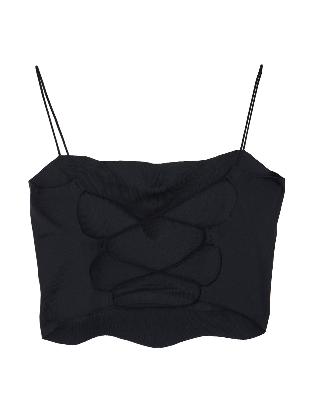 WAVE HEM BUSTIER TOP