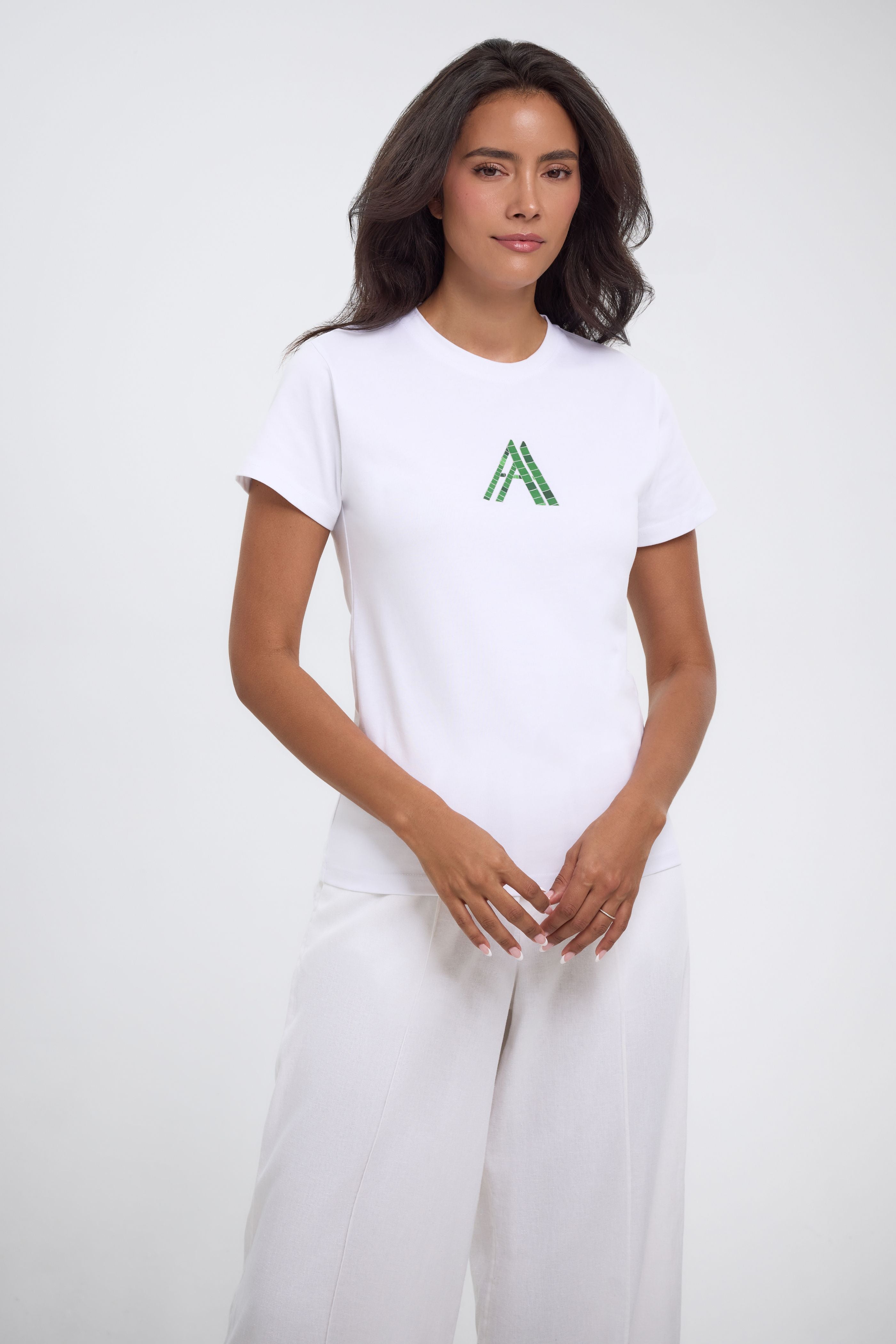 Women's Mosaic Logo T-Shirt – Amad Afeto