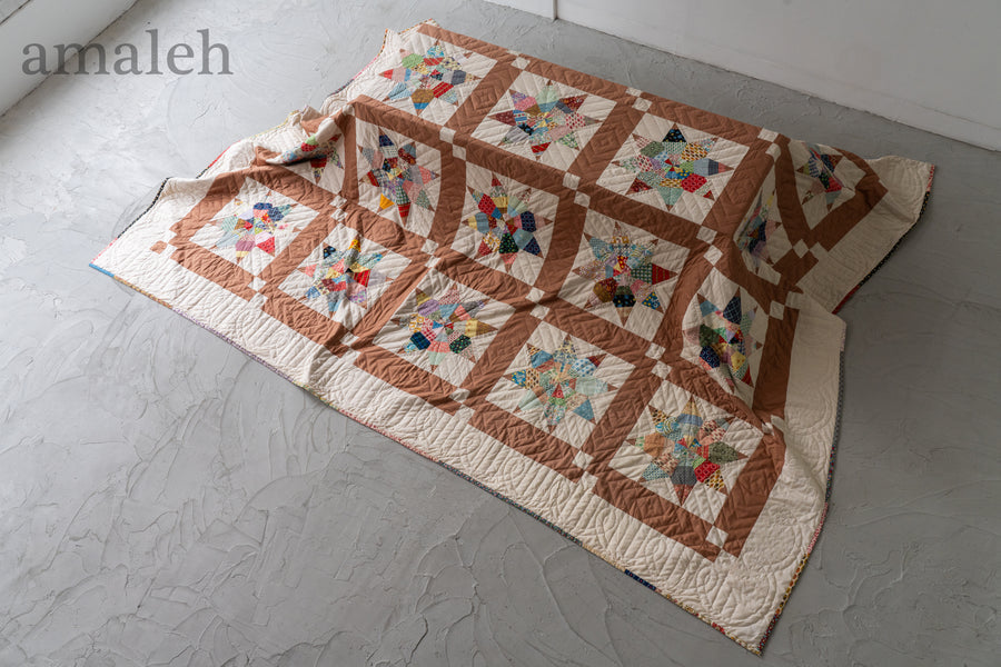 U.S.ヴィンテージ-アメリカンキルト・パッチワークキルト