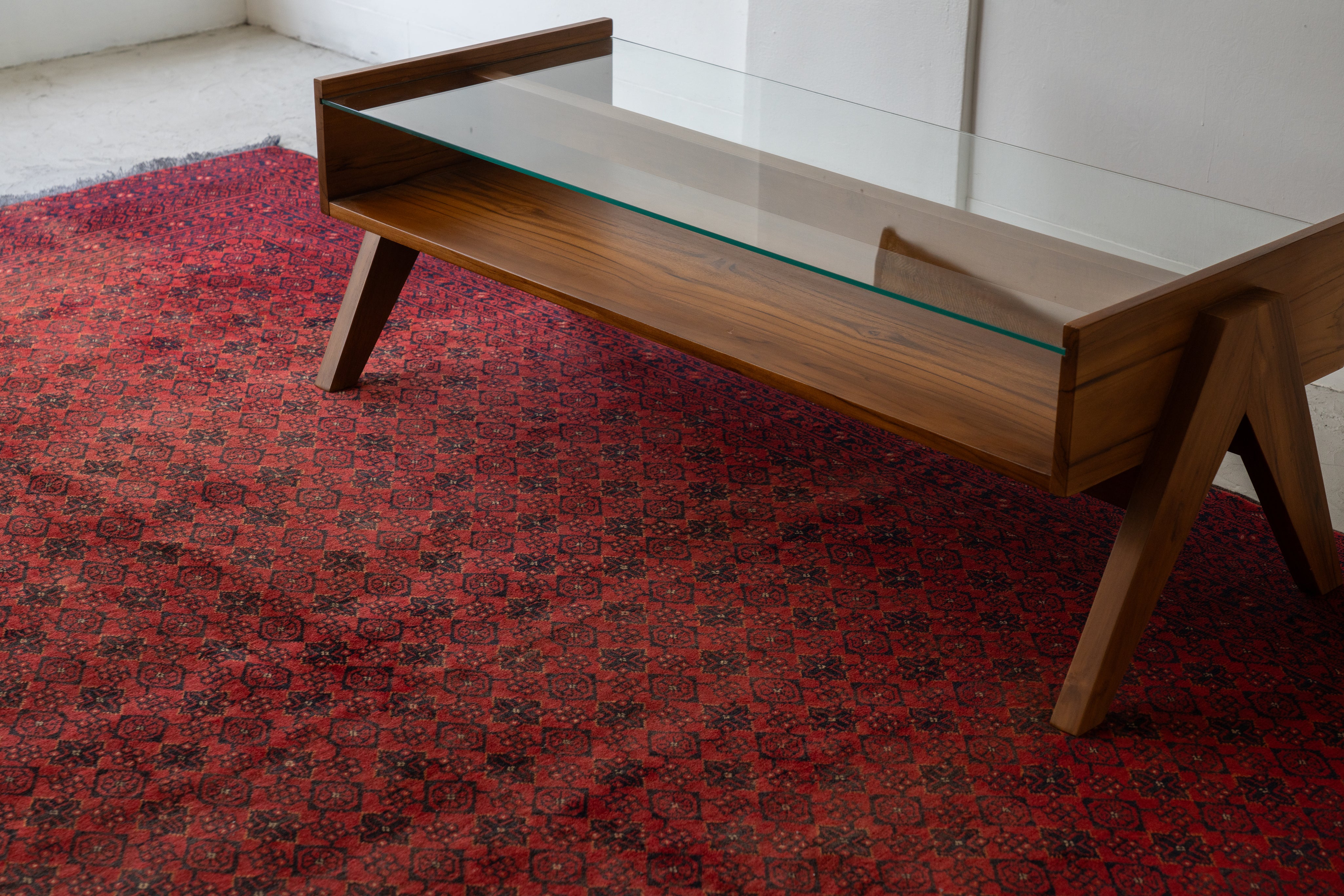 アフガニスタン産 1980年代 ヴィンテージラグ】トルクメンラグ