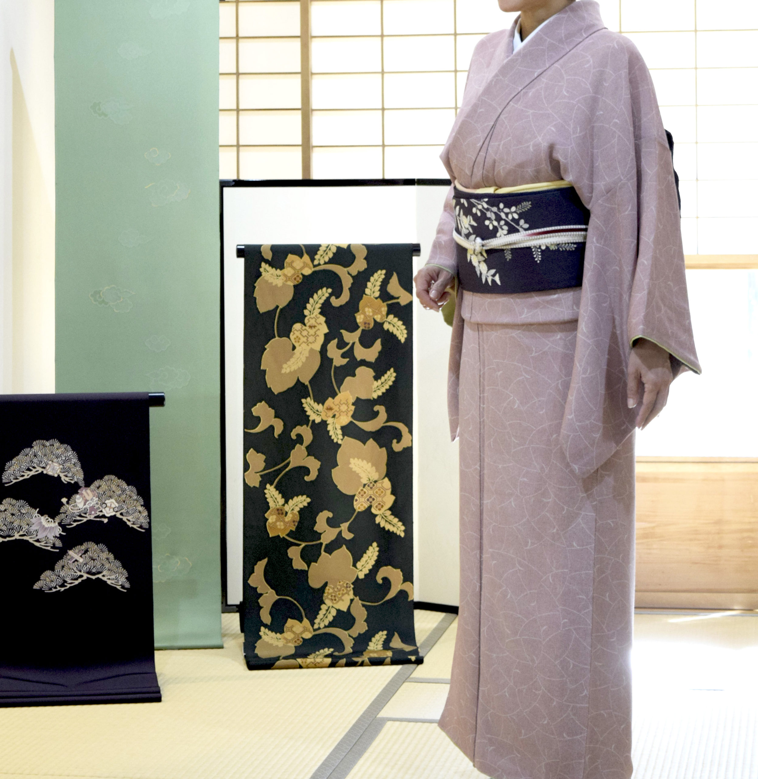 鬼シボ縮緬 と 染帯」 | 京都 今小路 あま宮 ブログ