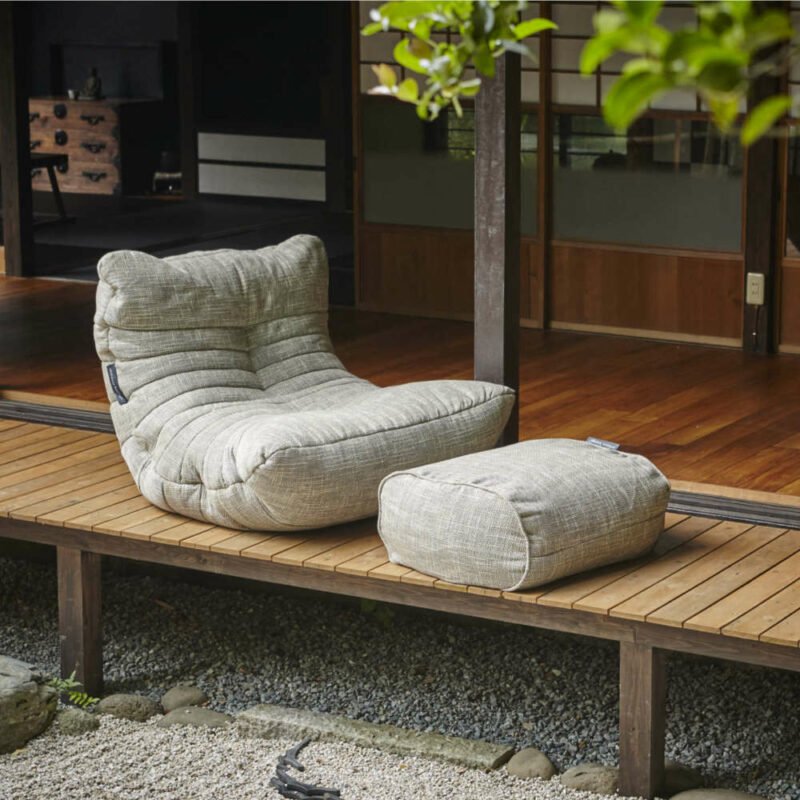 3003【オットマン】ambient lounge ウィングオットマン スツール