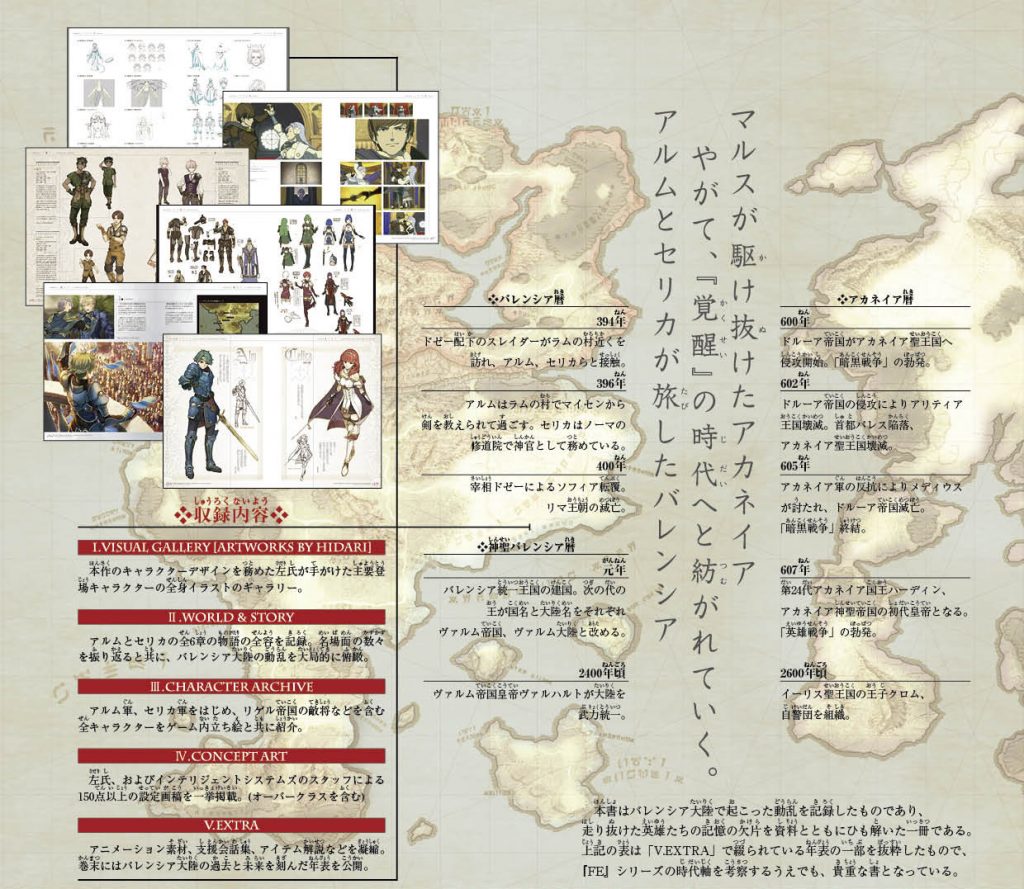 ファイアーエムブレム Echoes もうひとりの英雄王 設定資料集