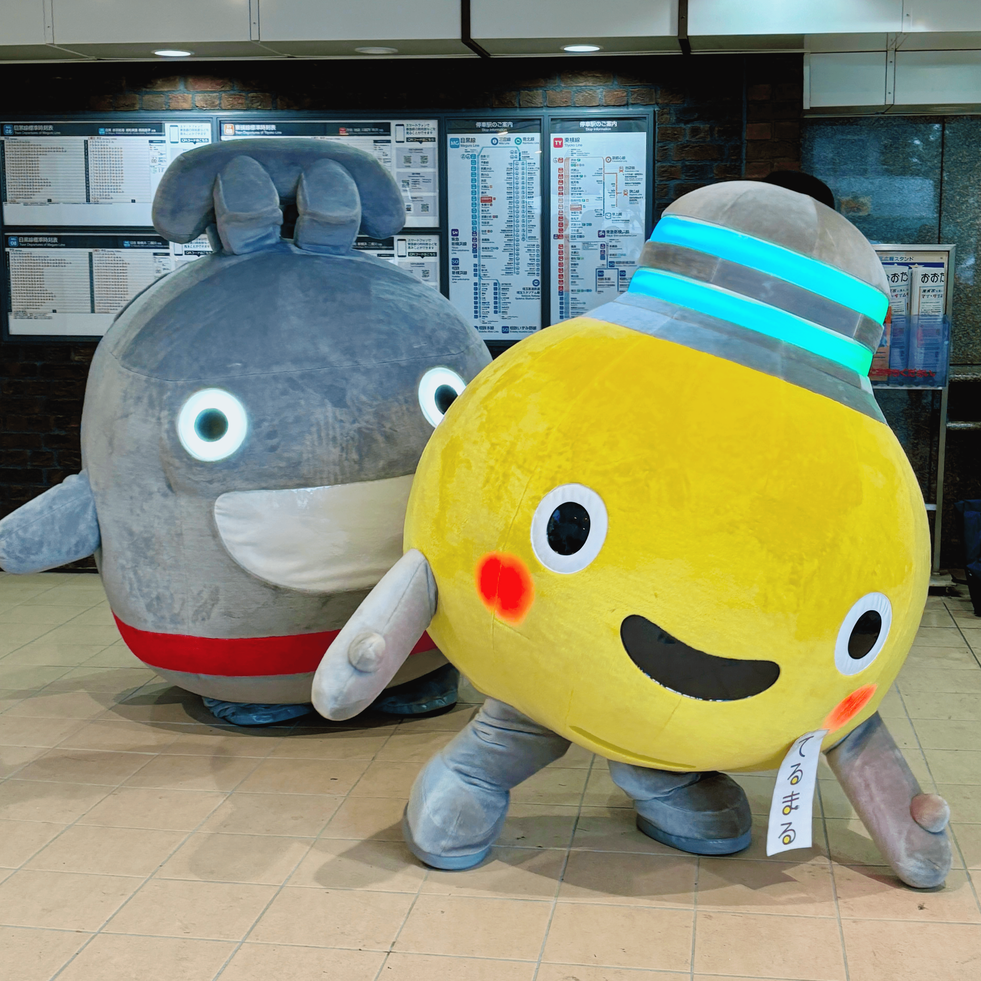 のるるん＆てるまる に会ってきた＠田園調布駅│あみろぐ｜Ami