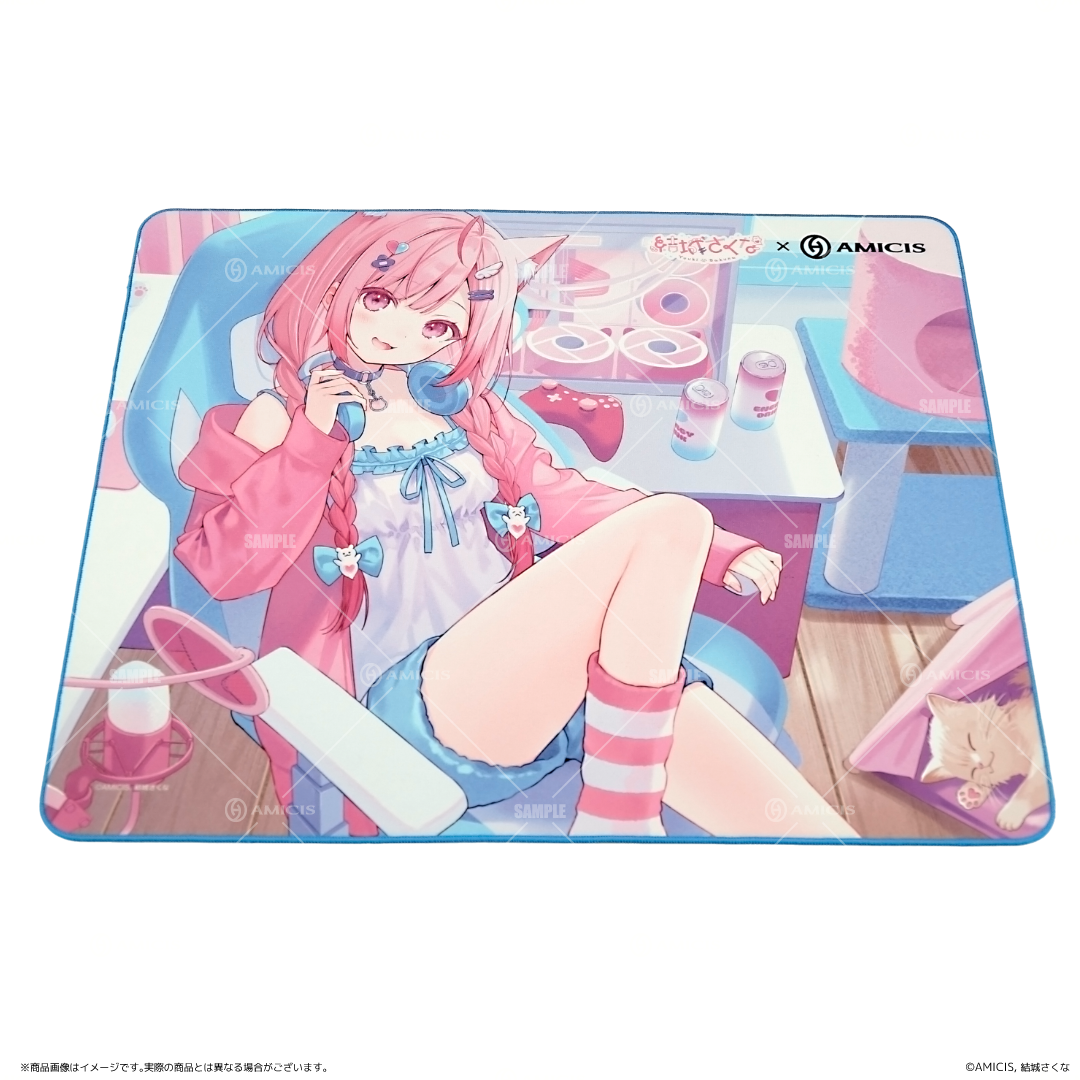 再販】結城さくな × AMICIS ゲーミングマウスパッド 仁 -JIN-
