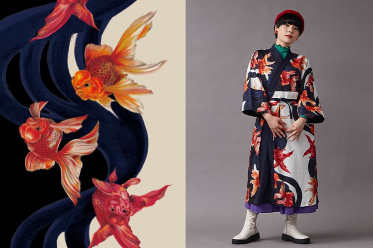 KIMONOテキスタイルの魔法。着物作家・重宗玉緒の世界をカヤのアイテム