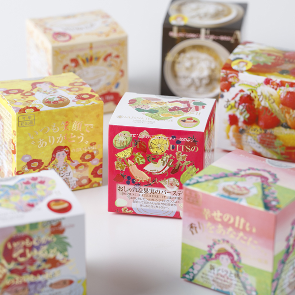 MLESNA TEA（ムレスナティー） CUBE BOX お花の想い | Amingオンライン