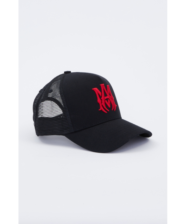 AMIRI 3STAR LOGO アミリ トラッカーキャップ ロゴ 平野紫耀 Amiri】アミリ MA ロゴ トラッカー ハット キャップ メッシュ (AMIRI