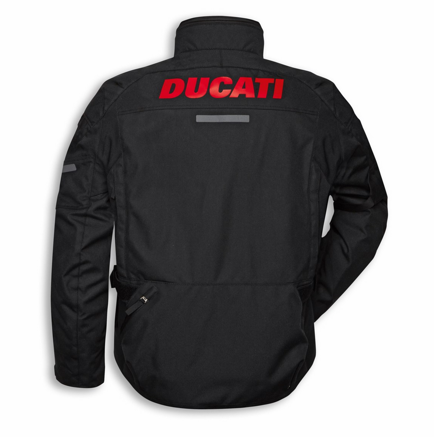 Ducati Tour C4 Fabric Jacket by Spidi in Black 98107364X - AMS Ducati