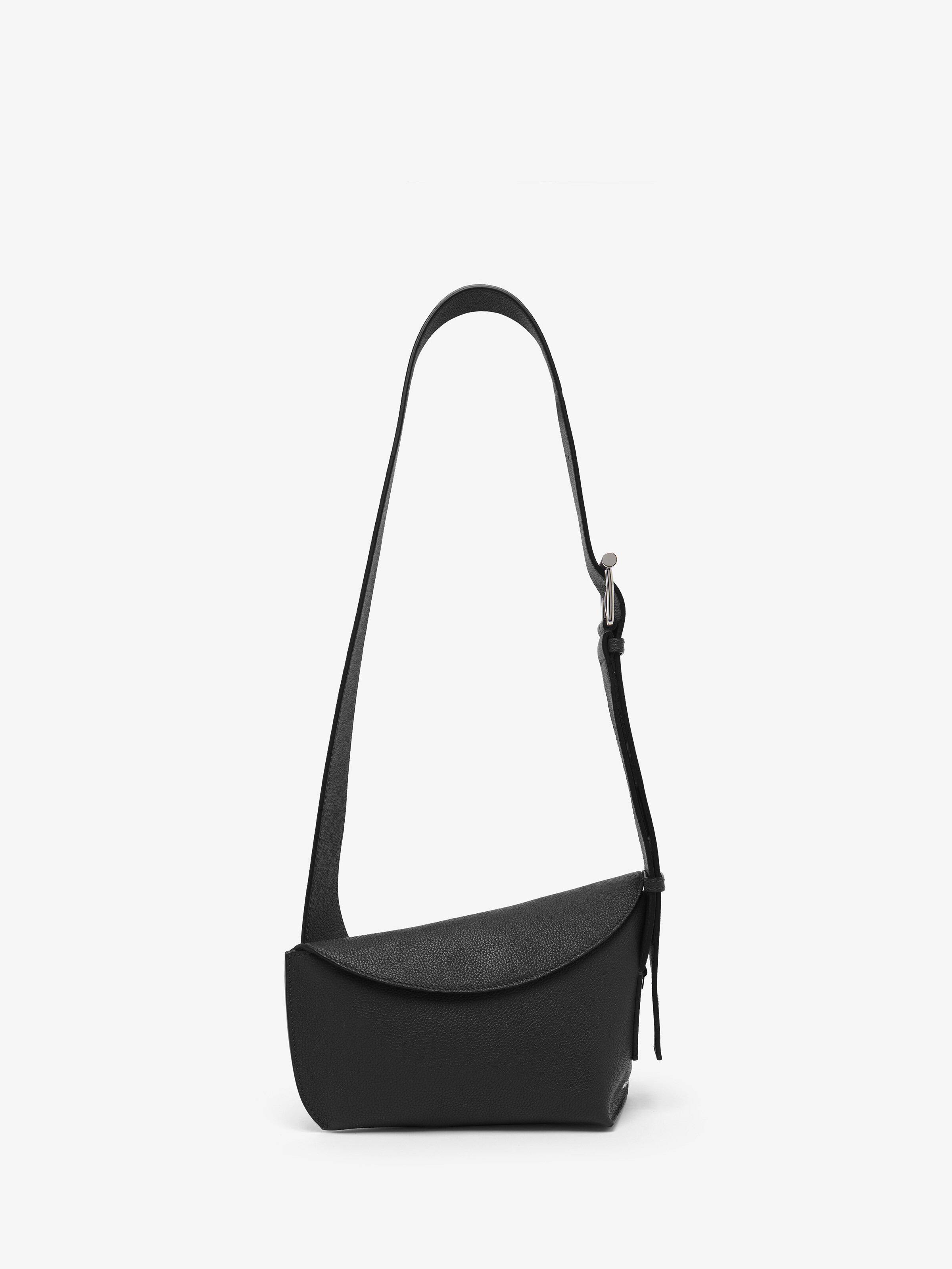 McQueen T-Bar Sling Bag in Black | McQueen US