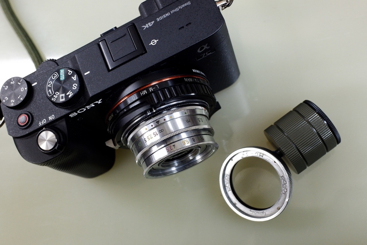 ROBOT Schneider-Kreuznach Radionar 1:3.5/38 + α7C: 少年☆レンズ